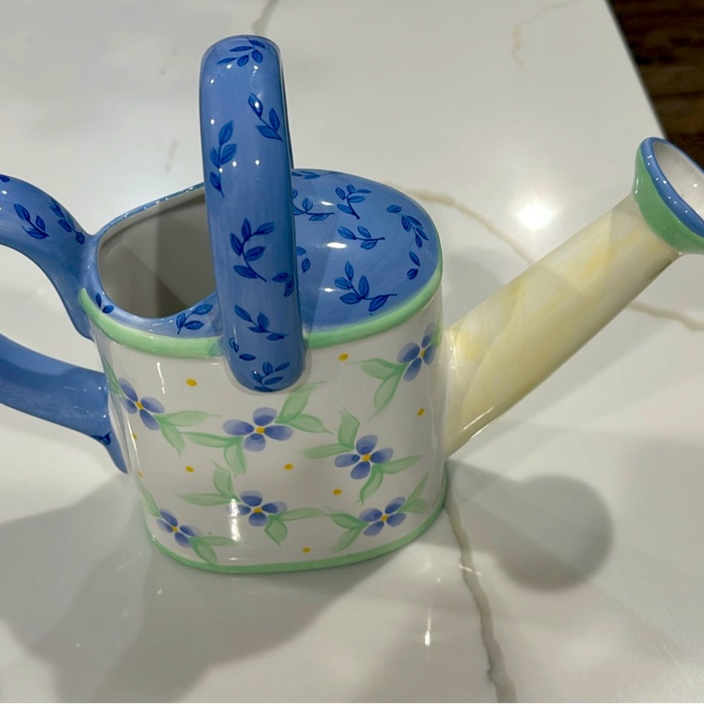 Pfaltzgraff, summer breeze collection ceramic watering can